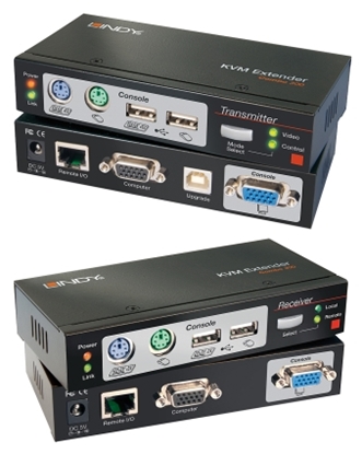 Изображение Lindy 300m Cat.6 VGA, USB & PS/2 KVM Extender Combo