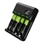 Attēls no Bateriju lādētājs Green Cell VitalCharger and NiMH Batteries 2x AA 2000mAh 2x AAA 800mAh