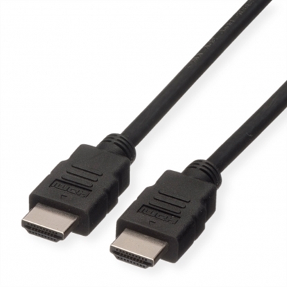 Attēls no ROLINE HDMI High Speed Cable + Ethernet, LSOH, M/M, black, 10 m