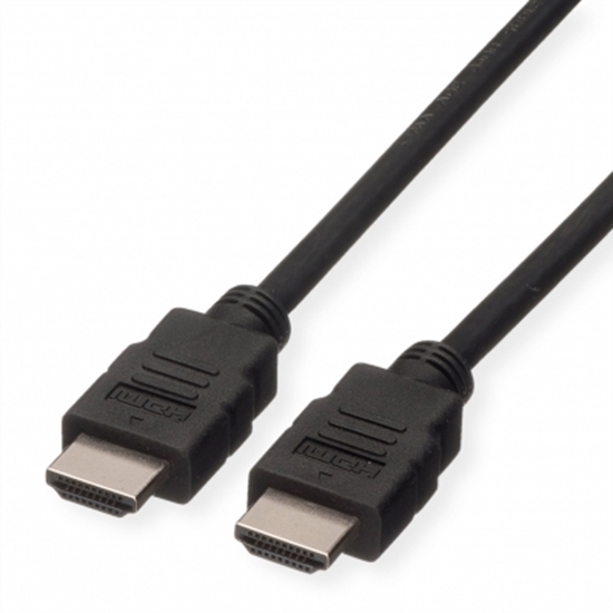 Picture of ROLINE HDMI High Speed Cable + Ethernet, LSOH, M/M, black, 10 m