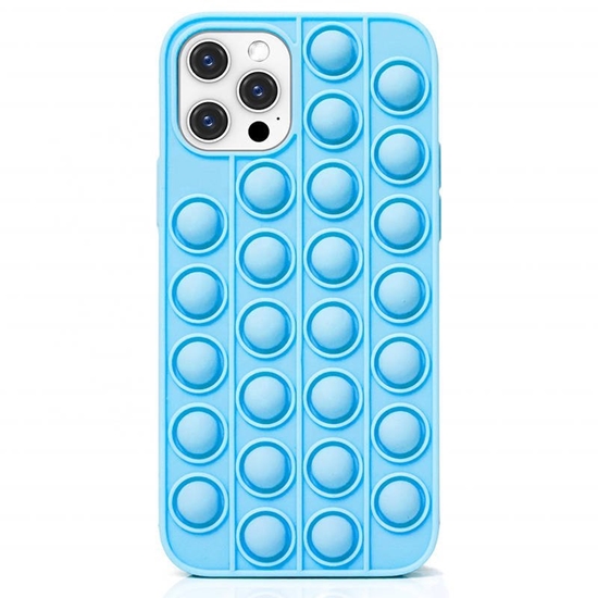 Изображение Mocco Bubble Antistress Case for Apple iPhone 12 Pro Max Blue