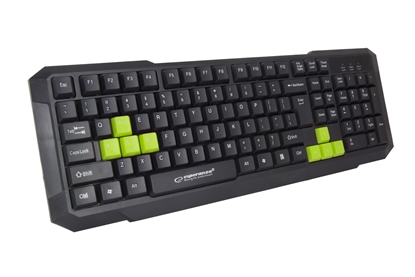 Attēls no Esperanza EGK102G keyboard USB Black