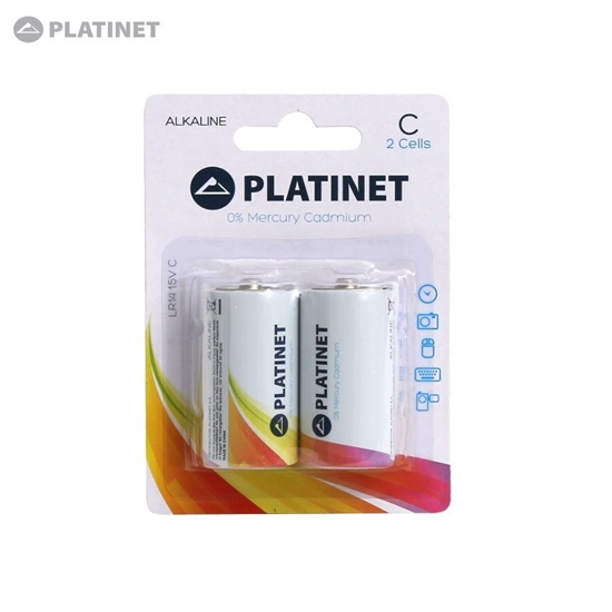 Изображение Platinet PMBLR142B household battery Single-use battery LR14 Alkaline