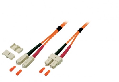 Attēls no SC/UPC-SC/UPC patch cord, MultiMode OM2 50/125, Duplex, 3.0mm LSZH Orange, 1 ::SC-1.2-1U1