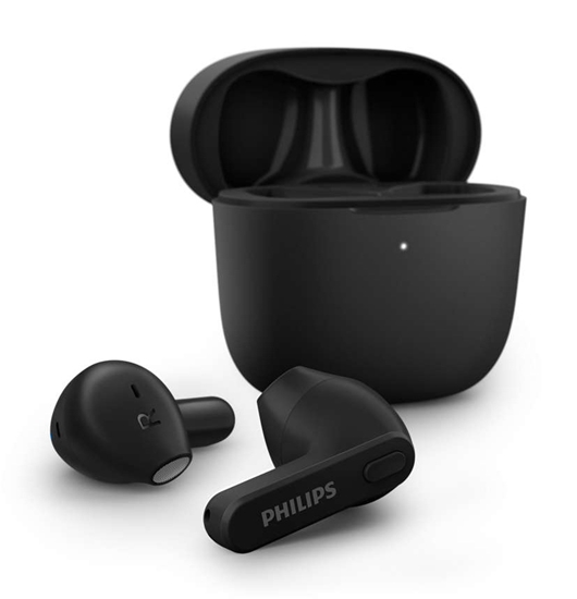 Изображение Philips True Wireless Headphones TAT2236BK/00, IPX4 water protection, Up to 18 hours play time, Black