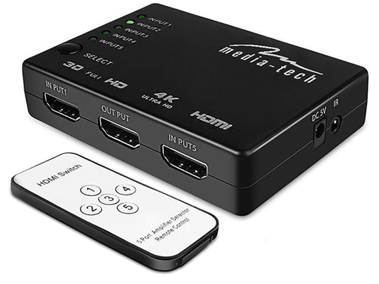 Изображение Media-Tech MT5207 5xHDMI switch 4K