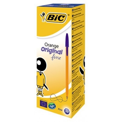 Picture of BIC ballpens ORANGE FINE 0.8 mm blue, Box 20 psc. 101113