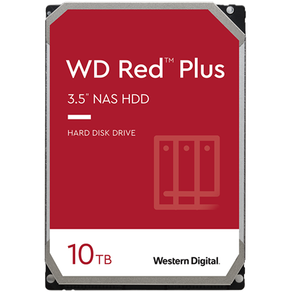 Attēls no WD Red Plus 10TB SATA 6Gb/s 3.5inch HDD