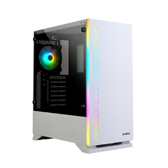 Picture of Zalman S5 WHITE computer case Midi Tower