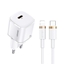 Attēls no Ładowarka sieciowa 1xUSB-C T36 20W + kabel Lightning PD 3.0 Fast Charging