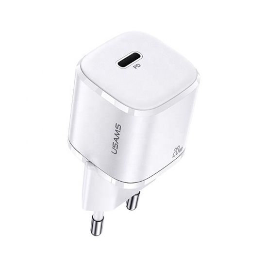 Picture of Ładowarka sieciowa 20W 1xUSB-C T36 PD3.0 Fast Charging Only Head Biała