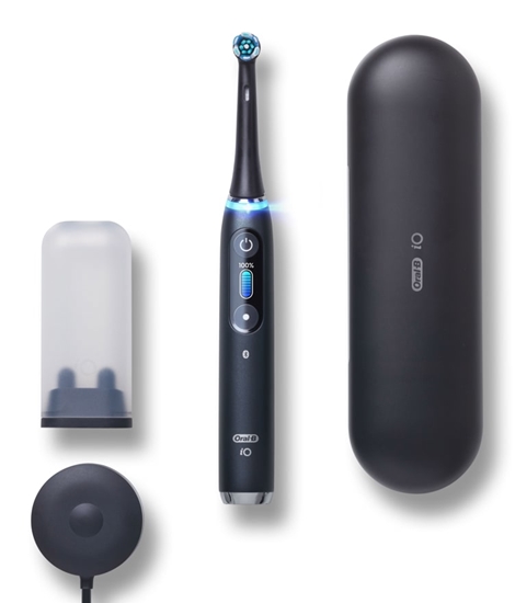 Picture of Oral-B iO 302391 electric toothbrush Adult Rotating-oscillating toothbrush Black