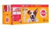 Изображение PEDIGREE Adult mix of flavors - Wet food for dogs - 40x100g