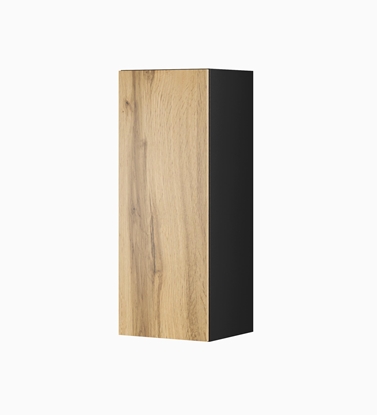 Изображение Cama cabinet VIGO "90" full 90/35/32 black/wotan oak