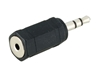 Picture of Adapter AV MicroConnect Jack 3.5mm - Jack 2.5mm czarny (AUDALX)