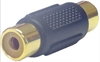 Picture of Adapter AV MicroConnect RCA (Cinch) - RCA (Cinch) czarny (AUDAGG)