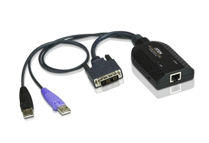 Attēls no Aten USB - DVI to Cat5e/6 KVM Adapter Cable (CPU Module)