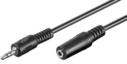 Attēls no Kabel MicroConnect Jack 3.5mm - Jack 3.5mm 1.5m czarny (AUDLR1.5)