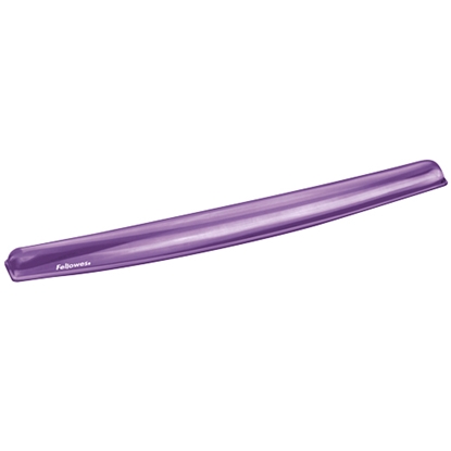 Attēls no Fellowes Crystal Gel Keyboard Gel Wrist Support purple