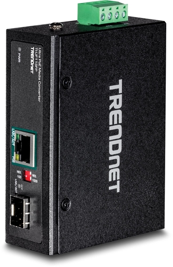 Изображение TRENDnet Industrieller SFP zu Gigabit UPoE Medienkonverter