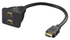 Изображение Adapter AV MicroConnect HDMI 19M - 2X HDMI 19F