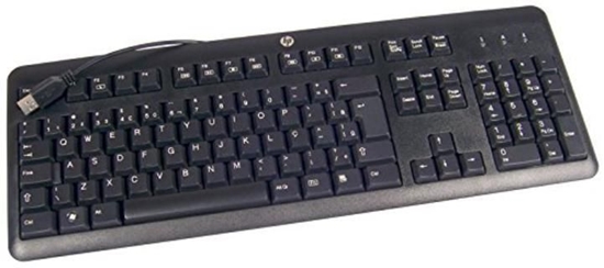 Изображение HP 672647-083 keyboard USB Danish Black