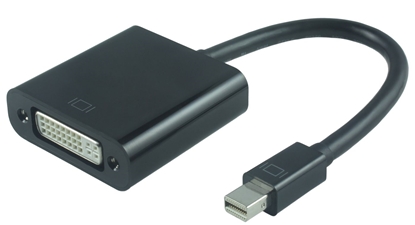 Attēls no Adapter AV MicroConnect DisplayPort Mini - DVI-I czarny (MDPDVI3B)