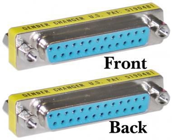 Picture of MicroConnect DB-25 - DB-25, Srebrny (MOD25F25F)