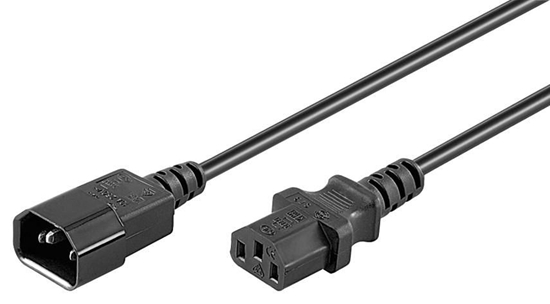 Picture of Kabel zasilający MicroConnect C13 - C14, 3m, czarny (PE040630)