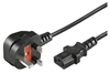 Изображение Kabel zasilający MicroConnect UK BS-1363 - C13, 2m (PE090420)