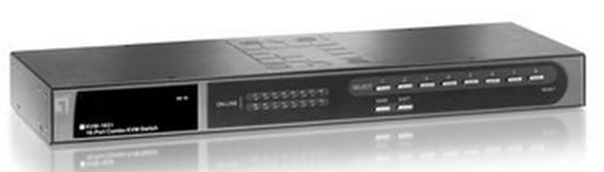 Изображение Level One LevelOne KVM Switch 48,3cm 16x PS2/USB KVM-1631 mit Slot