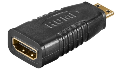 Изображение Adapter AV MicroConnect HDMI Mini - HDMI czarny (HDM19F19MC)