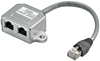 Изображение MicroConnect Y-ADAPTER RJ45-2xRJ45 M/F 8P (MPK420)