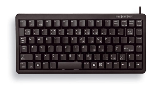 Picture of CHERRY Compact Keyboard, QWERTY, 83 keys, Combi USB/PS2, Black