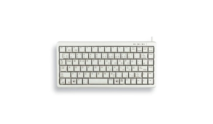 Picture of CHERRY G84-4100 COMPACT KEYBOARD Corded, USB/PS2, Light Grey, (QWERTY - UK)