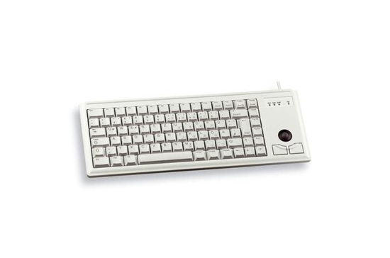 Picture of CHERRY G84-4400 TRACKBALL KEYBOARD Corded, USB, Light Grey, (QWERTY - UK)