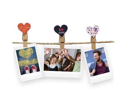 Изображение Fujifilm Instax Design Clips 10-Pack  Heart