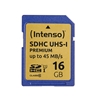 Picture of Intenso SDHC Card           16GB Class 10 UHS-I Premium