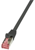 Picture of LogiLink CAT 6 Patchcord S/FTP PIMF Czarny 1M (CQ2033S)