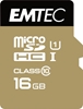 Изображение EMTEC MicroSD Card  16GB SDHC CL.10 Gold inkl. Adapter Bl.