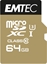 Изображение EMTEC MicroSD Card  64GB SDHC CL10 Speedin V30 A1 4K Adapter