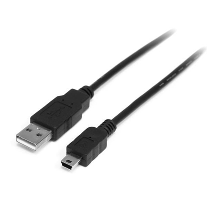 Picture of StarTech.com 0.5m Mini USB 2.0 Cable - A to Mini B - M/M