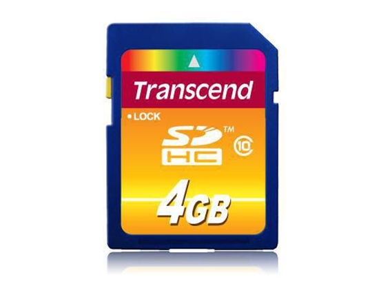 Picture of Transcend SDHC               4GB Class 10