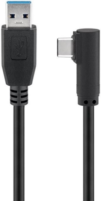 Attēls no Kabel USB MicroConnect USB-A - USB-C 3 m Czarny (USB3.1CA3A)