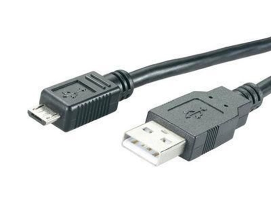 Изображение Kabel USB MediaRange USB-A - microUSB 1.2 m Czarny (MRCS138)