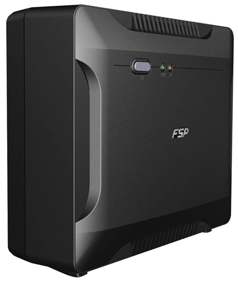 Picture of FSP NANO600 600VA/360W,INPUT VOLTAGE: 110/120VAC OR 220/230/240VAC, INPUT/VOLTAGE RANGE: 180-270VAC, INPUT FREQUENZ 60/50 HZ, 1*12V/7AH, 2*SCHUKO