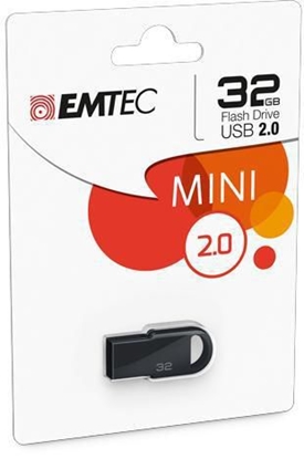 Изображение EMTEC USB-Stick 32 GB D250  USB 2.0 Mini Blau