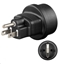 Attēls no MicroConnect Universal adapter US/Schuko (PETRAVEL3)