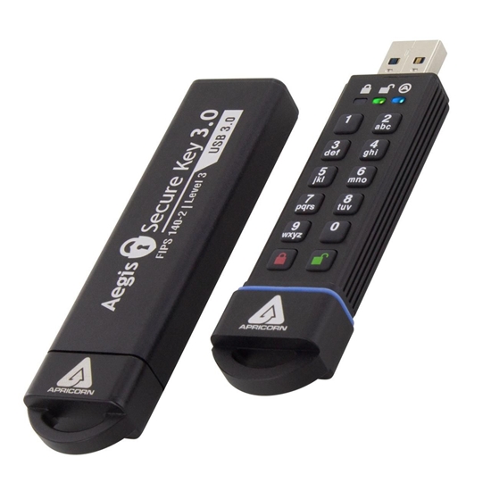 Picture of Pendrive Apricorn SecureKey Flash S-USB 3.0 480GB