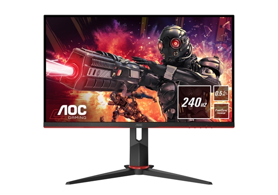 Picture of AOC G2 24G2ZE/BK LED display 60.5 cm (23.8") 1920 x 1080 pixels Full HD Black, Red